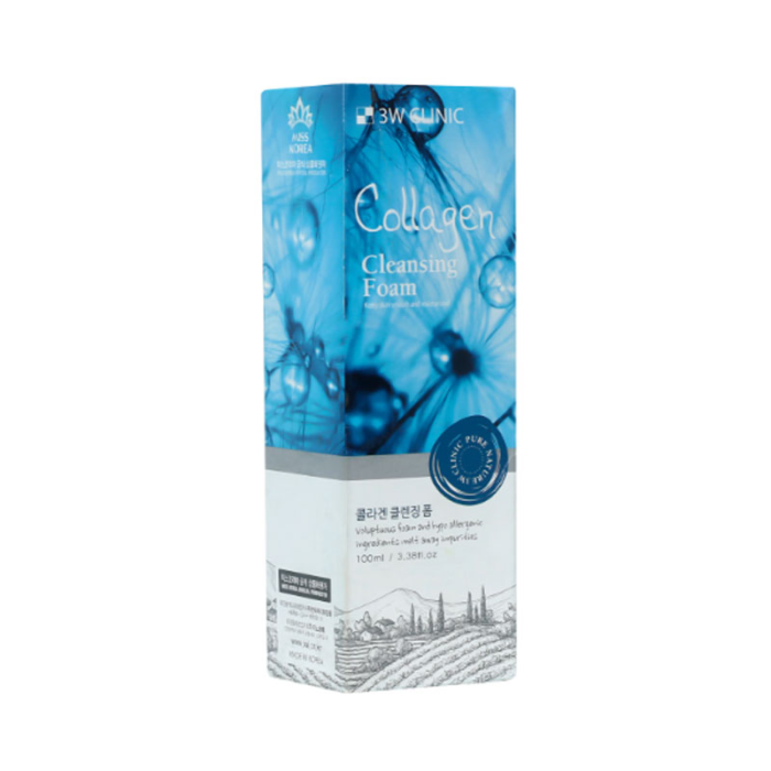 3W Clinic Collagen Cleansing Foam (100ml) - Image 3